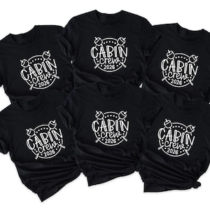Family Vacation Travel Shirt Camper Gifts Cabin Crew Matching Family Shirts Girls Trip Family Reunion Bachelor Party Girl Weekend Travel Tee