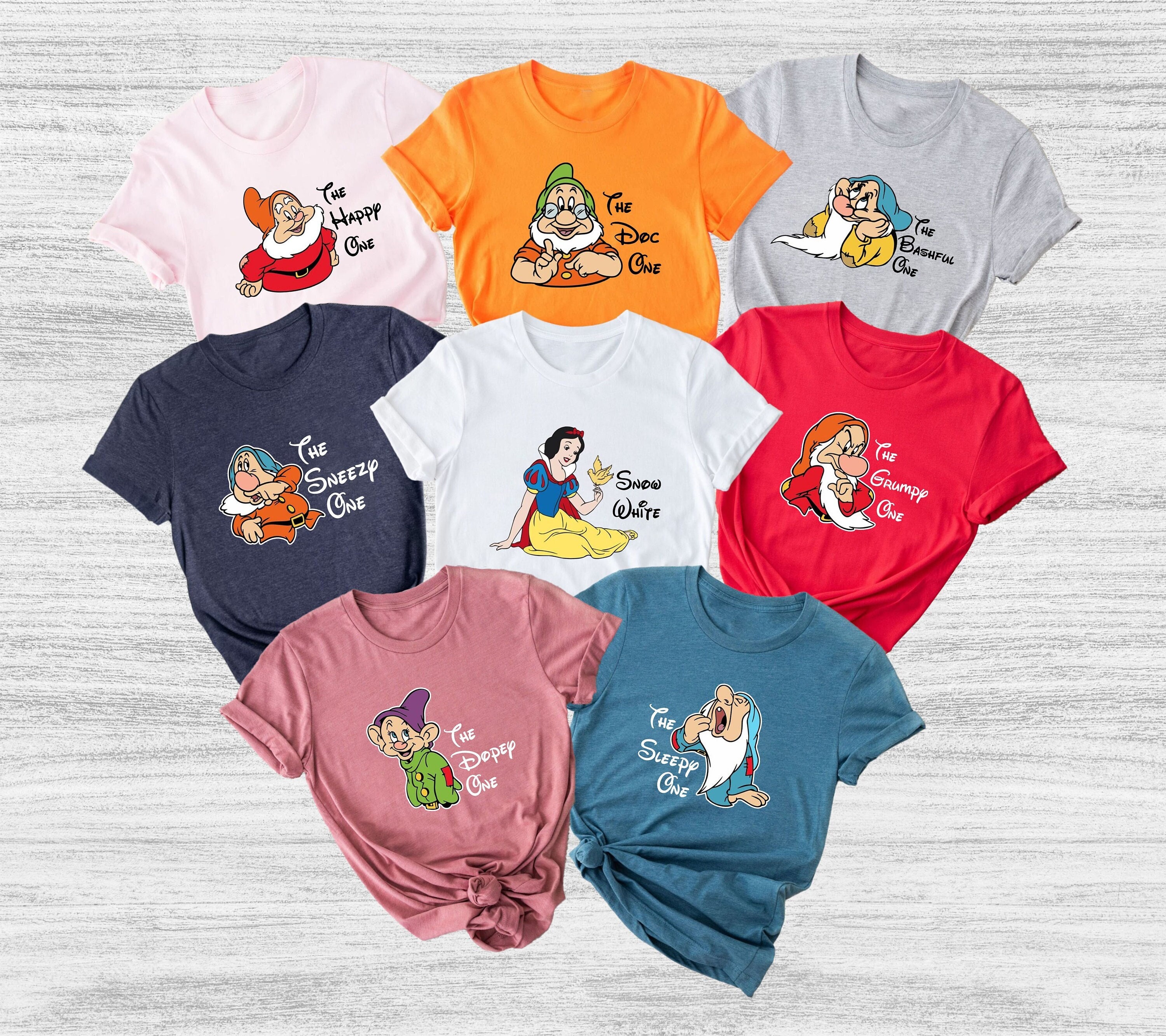 Snow White and Seven Dwarfs Shirts 7 Dwarfs Disney Group