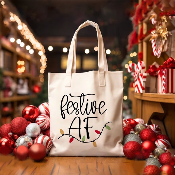 Canvas christmas bags hotsell