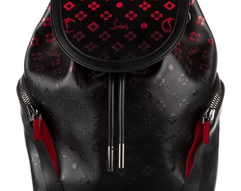 CHRISTIAN LOUBOUTIN Leather Logo Explorafunk Backpack