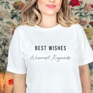 Beste wensen Warmste groeten shirt, Rosebud Motel shirt, Schitts Creek geïnspireerd shirt, Schitts Creek shirt, Eww David shirt