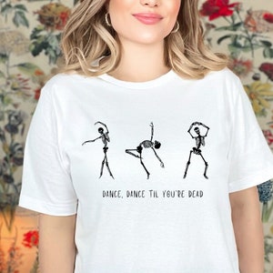 Skeleton Shirt, Dance Mom Shirt, Yeah Yeah Yeahs Shirt, Lyric Shirt, Skeleton Tee, Skeleton Crop Shirt, Cropped Shirt