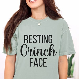 Resting Grinch Face Christmas Tshirt,Merry Christmas Shirt, Christmas 2023 Shirt, Funny Christmas Shirt,Merry Christmas Shirt, Grinch Gifts