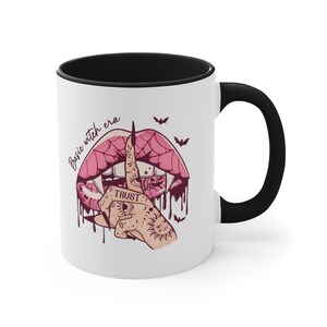 Basic Witch Mug, Basic Witch Lips Mug, Witches Coffee Mug ,Halloween Coffee Mug, Funny Halloween Mug, Creepy Halloween Mug