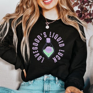 Lovegoods Liquid Luck Shirt, Comfort Colors Shirt, Lovegoods Shirt, Luna Lovegood Shirt, HP Fan Shirt
