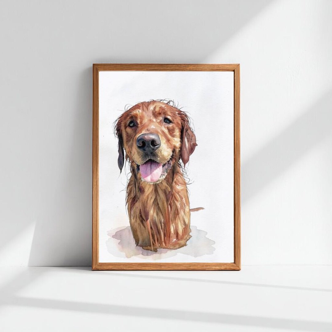 Custom Pet Portrait Painting | Personalized Dog Cat Digital Art ...