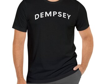 Dempsey Unisex Jersey Short Sleeve Tee, boxing tshirt, gift for boxing fan