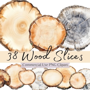 Aquarel houtsneden clipart, rustieke boomring png, bosboom doorsnede illustraties voor scrapbooking, tijdschriften, commercieel gebruik