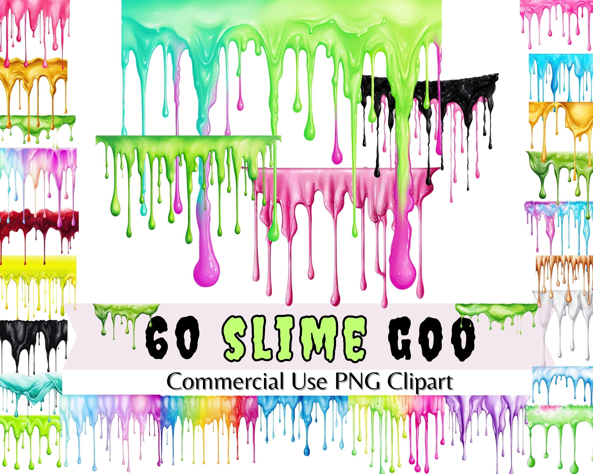 Slime Obsessed SVG Slime Kids Funny Boy Girl T-shirt Design Slime Maker SVG  Hand Lettered SVG Blot and Ink Digital Download Cut File 