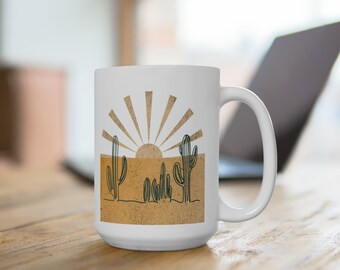 Desert Mug | Southwest cactus coffee mug