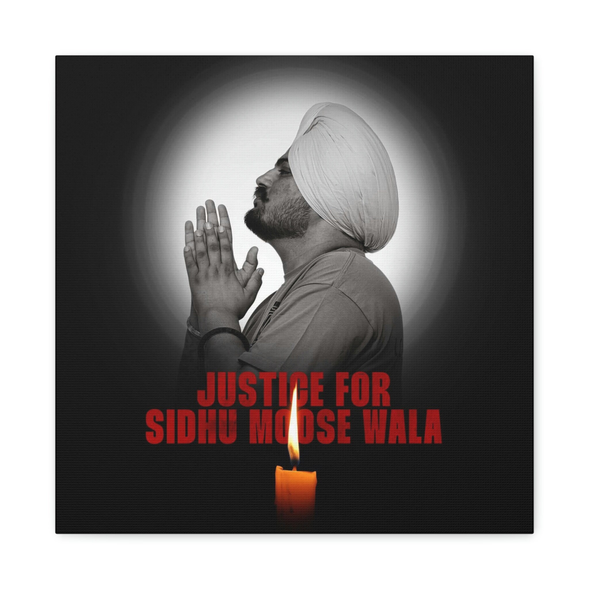 Sidhu Moosewala Canvas Justice for Sidhu Moosewala Punjabi Posters 295