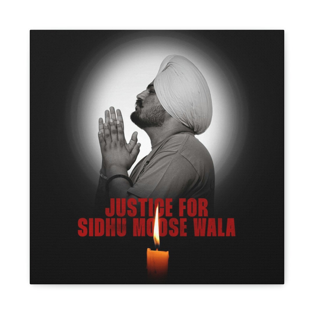 Sidhu Moosewala Canvas Justice for Sidhu Moosewala Punjabi Posters 295
