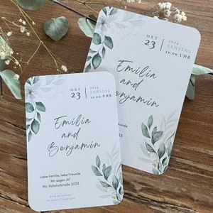 Save the Date Karte/ Card, Einladungskarte Hochzeit,  Hochzeitseinladung, Hochzeitskarte, Weddingcard