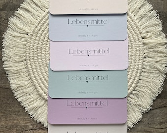 Tableros en seis colores, personalizados/tableros personalizados/carpeta de presupuesto/método de sobre/adecuado para sobres con cremallera