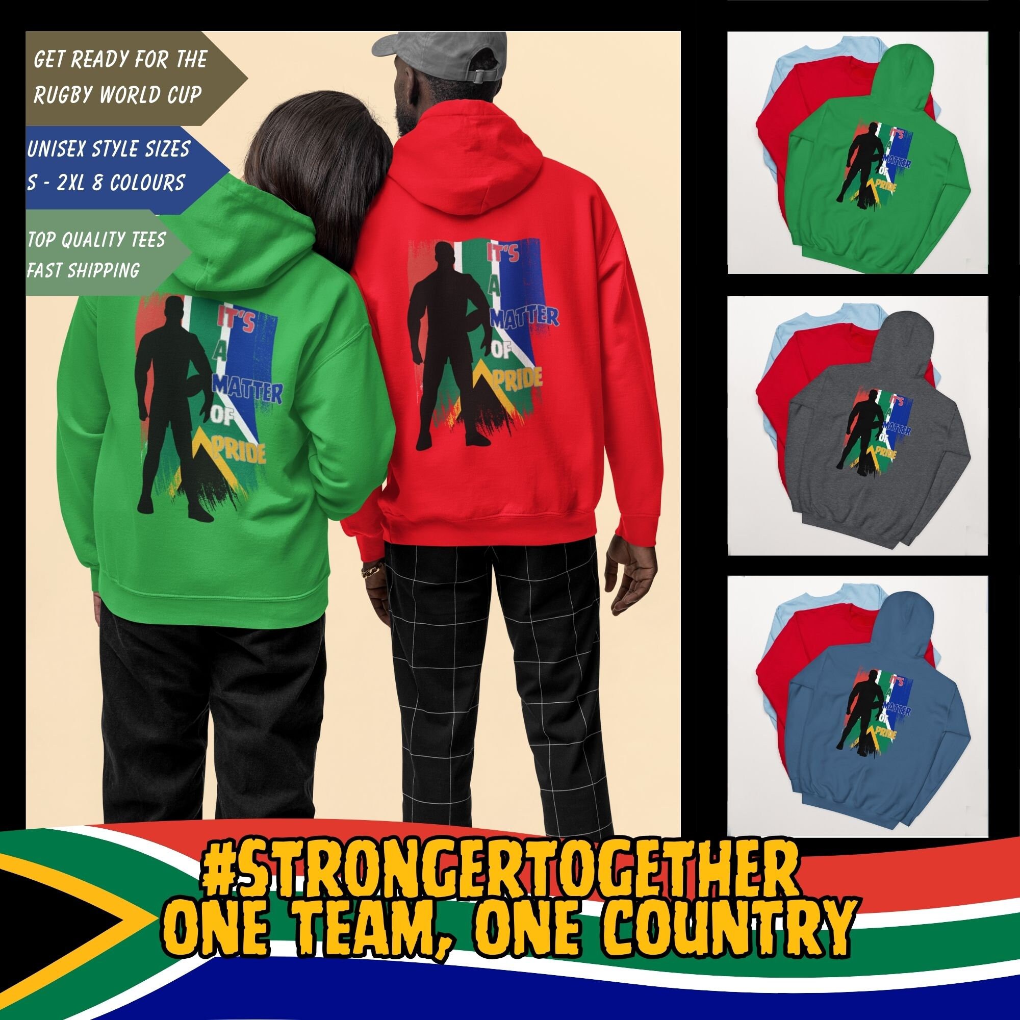South African Rugby Fans Unisex Hoodie It's A - Etsy