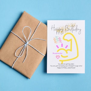 Lustige Geburtstagskarte zum Ausdrucken, Karte zum Geburtstag für Fitness Liebhaber, Karte zum Geburtstag, Karte zum Geburtstag, Lustige Geburtstagskarte für Fitness Liebhaber