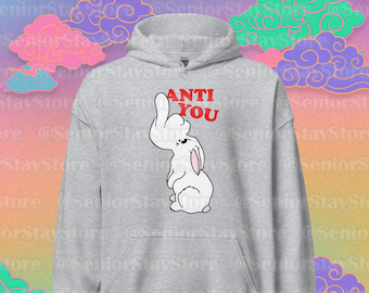 Lee Know Anti You Bunny Hoodie, multiple colours, kpop themed