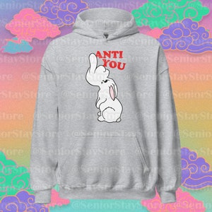 Lee Know Anti You Bunny Hoodie, multiple colours, kpop themed