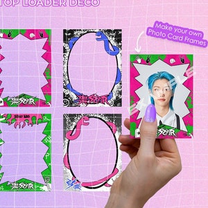 Álbum Stray Kids SKZ Rock-Star, kpop photocard pod toploader deco, descarga de archivos digitales PNG, pegatinas de cameo cricut para hacer tu propio marco