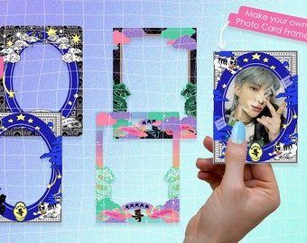 Stray Kids SKZ 5 Star album, kpop photocard toploader deco, digital file PNG download, cricut cameo stickers to make your own frame