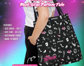 Stray Kids Rock Star Tote Bag (AOP)