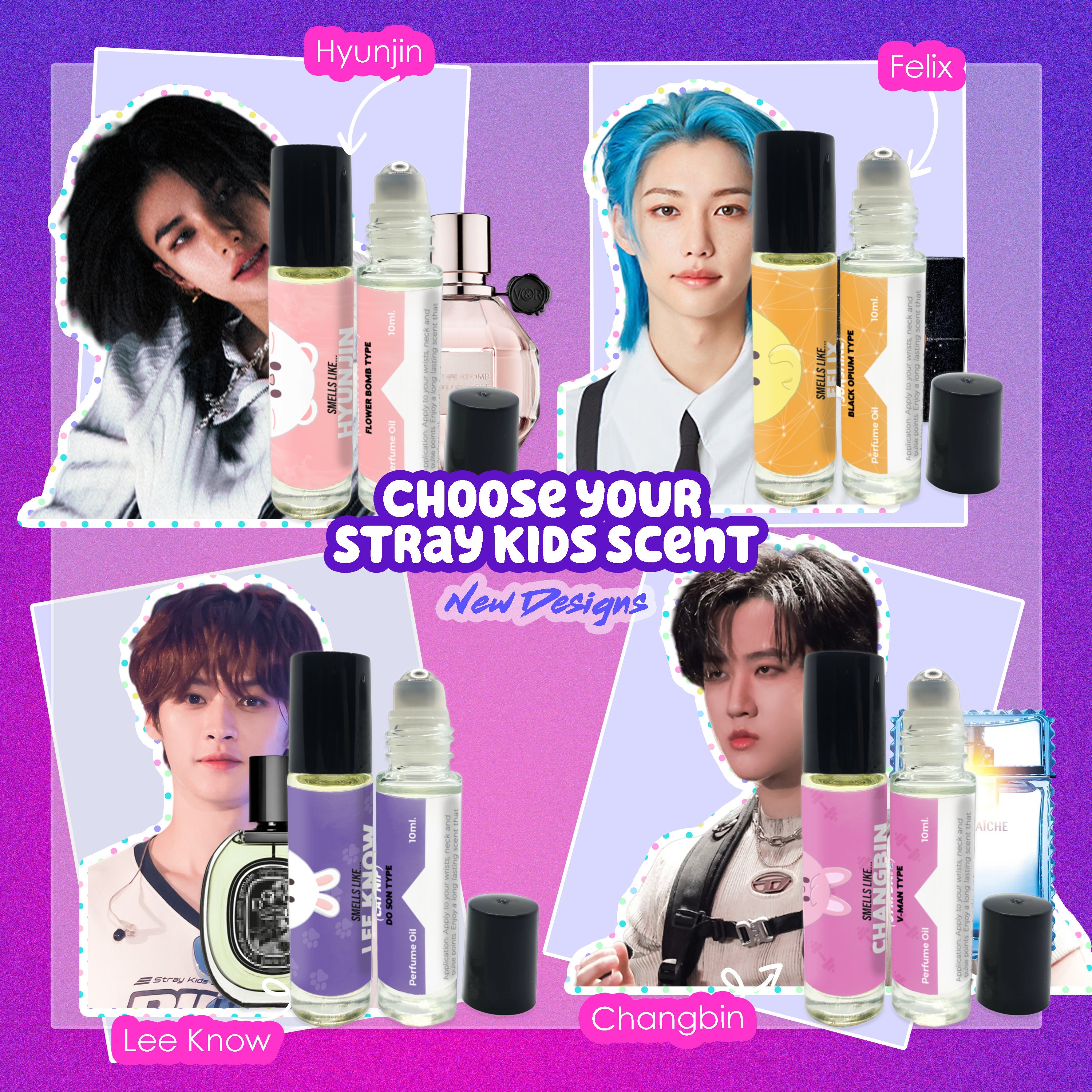 アイドル straykids PERFUME DIY KIT StrayKids MAGIC SCHOOL POPUP Exclusive Perfume KIT | eBay