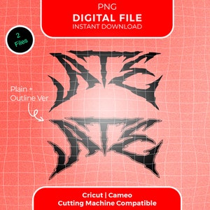 Stray Kids SKZ Ate, Logo File, PNG digital download file, for Cricut Cameo cutting machines, make your own kpop merch