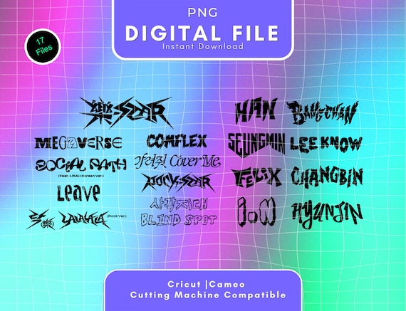 Stray Kids SKZ Rock-star, Track Titles, Logo Vector Set, Names