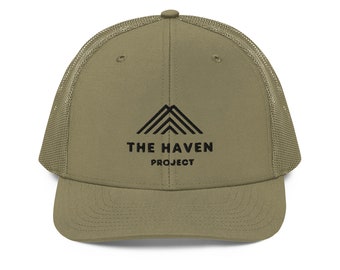 Haven Project Hat, sombrero cristiano, sombrero bordado, sombrero de papá, sombrero de fe, sombrero de Jesús, sombrero religioso, ropa cristiana, sombrero minimalista