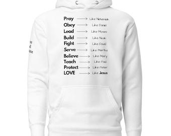 Love Like Jesus Unisex Hoodie, Jesus Shirt, Bible Verse Shirt, Faith Sweatshirt, Christian Apparel, Jesus Sweatshirt,Christian Hoodie