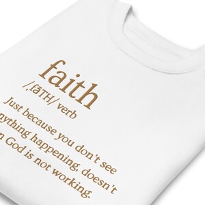 Faith Unisex Sweatshirt, Jesus Shirt, Bible Verse Shirt, Faith Hoodie, Christian Apparel, Jesus Sweatshirt, Christian Hoodie