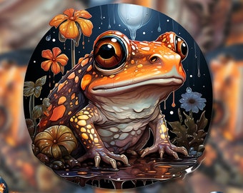 Most Friendly Fall Frog 2023 Stickers - Choose One or Collect Them All