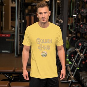 Golden Hour Kawaii Frog Positive T-Shirt | Whimsical and Stylish Tee for Frog Lovers