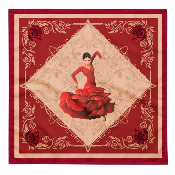 Flamenco Artwork Bandana