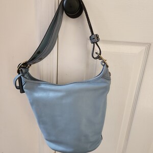 バッグ Coach Vintage Bleecker Blue Bucket Bag COACH Bleecker 21 Suede Bucket Bag | Dillard's