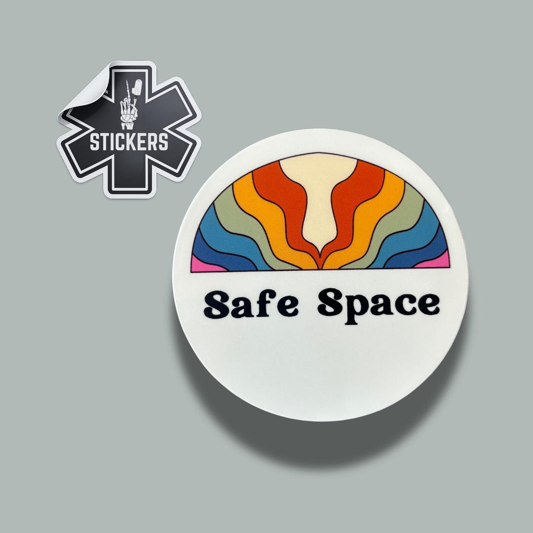 Safe Space - Sticker - Etsy