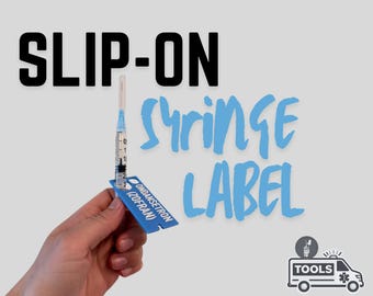 Slip-On Medication Labels | Reusable