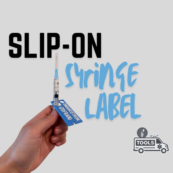 Slip-On Medication Labels | Reusable
