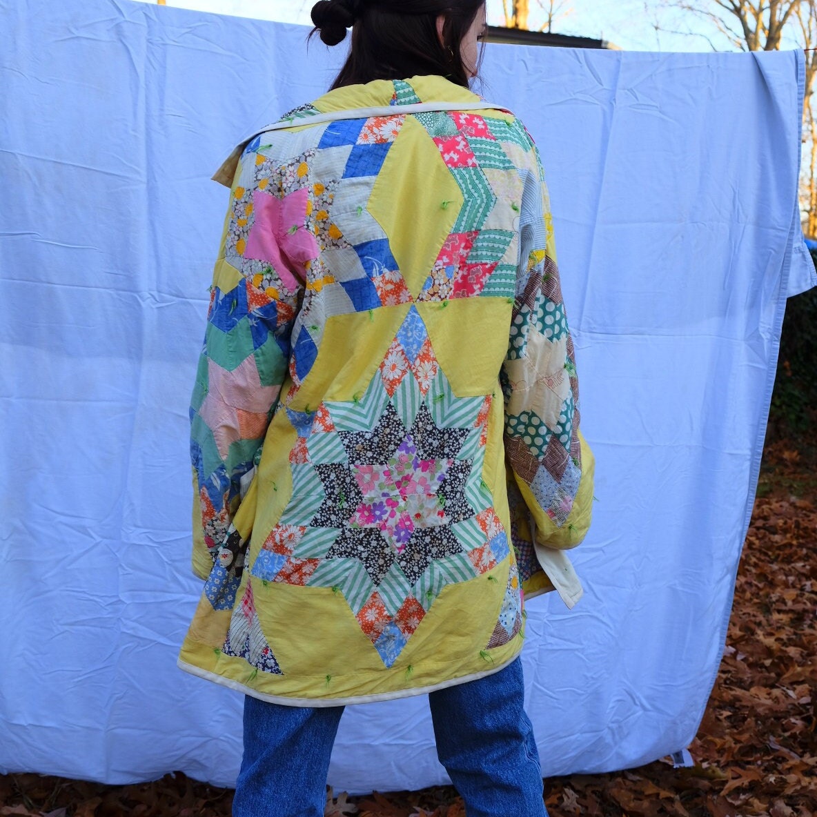 割引通販サイト】 【完売】2WAY LEAF PATTERN QUILTING COAT www.esn