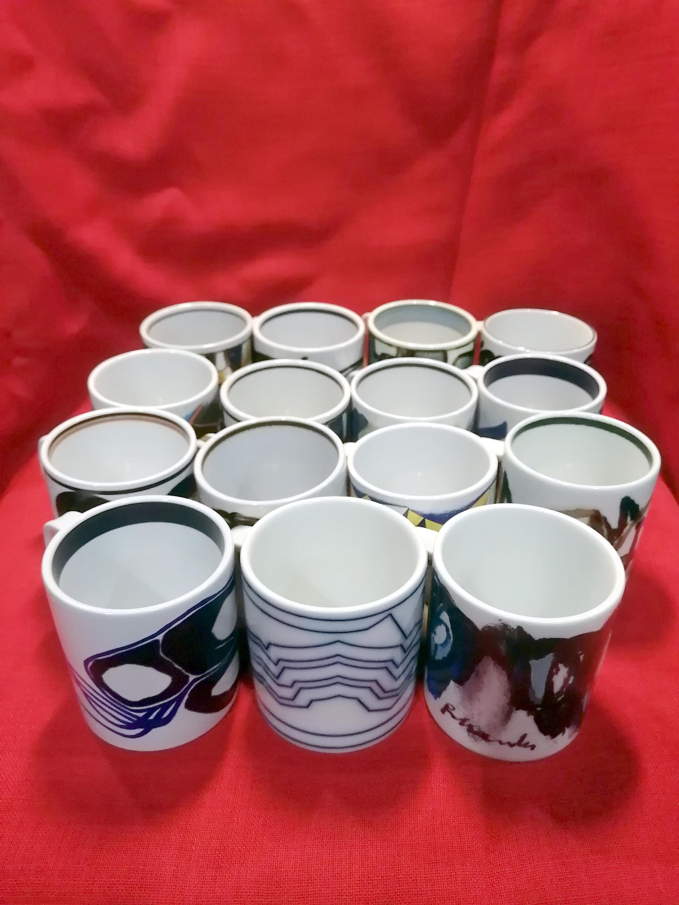 Royal Copenhagen 1017383 - Tazza con piattino, in porcellana bianca, dimensioni: 16 x 6,5 cm, colore: Bianco : Arnold Krog
