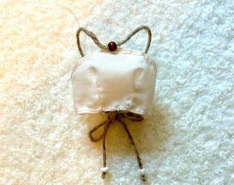 Twine Lace Up 1:6 Scale Doll Top