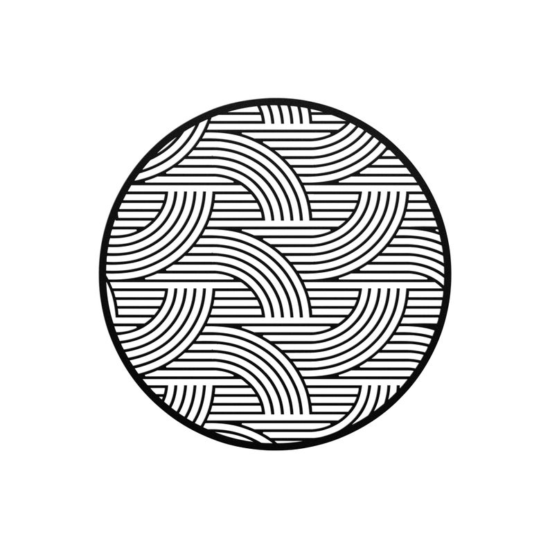 Japanese Metal Art Japanese Modern Art Metal Garden Art Etsy