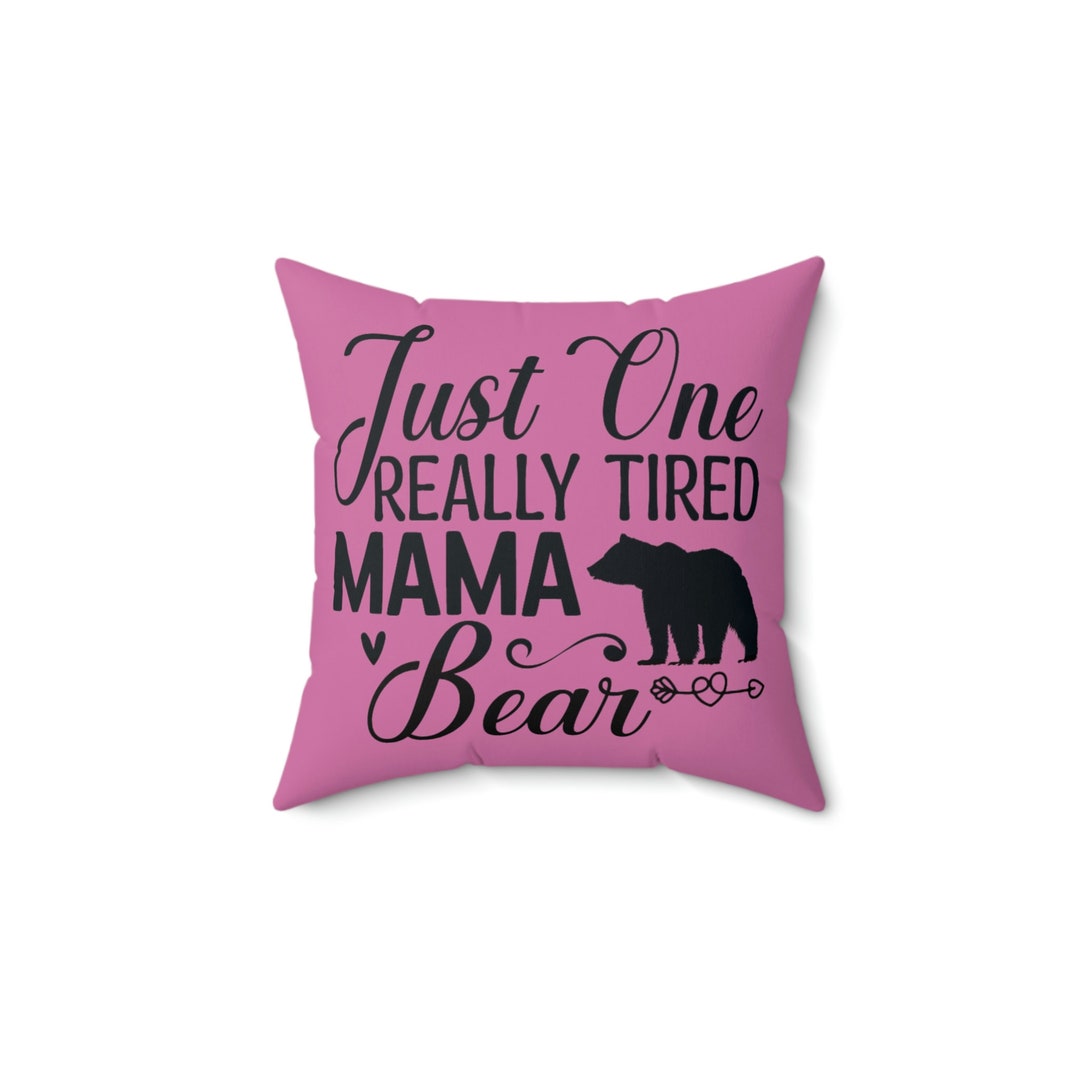 Mothers Day Pillow for Mom, Mothers Day Gift Spun Polyester Square