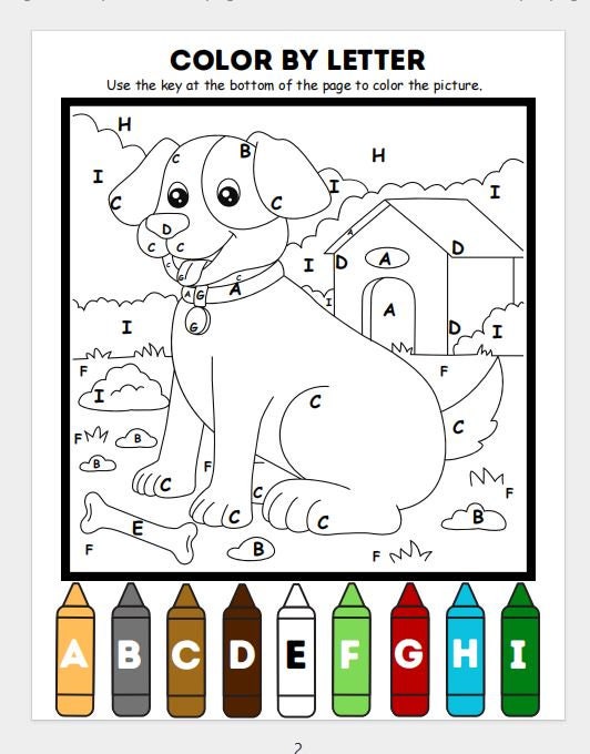 Color by Number 1st Grade, Color by Number Books for Kids, Preschool