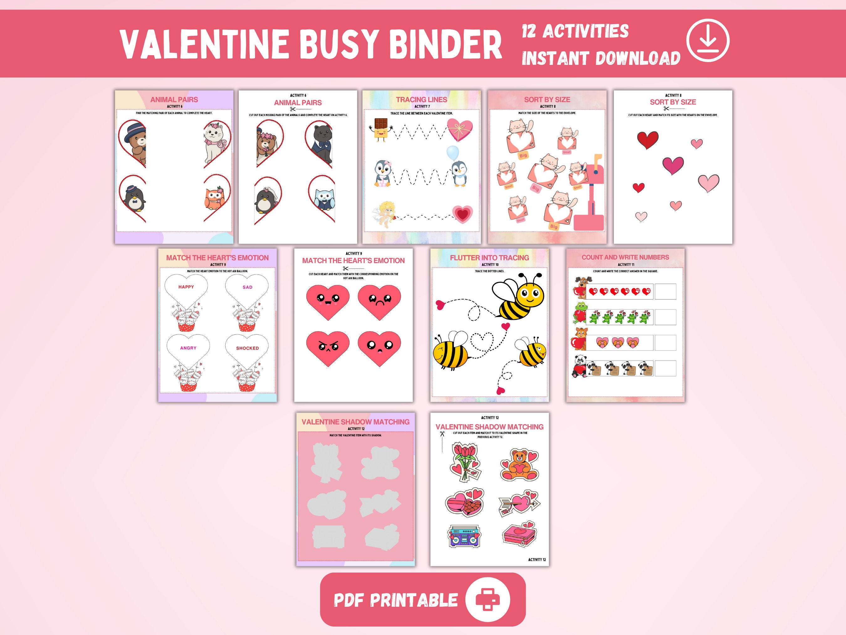 Printable Valentines Day Activities for Preschoolers-preschool ...