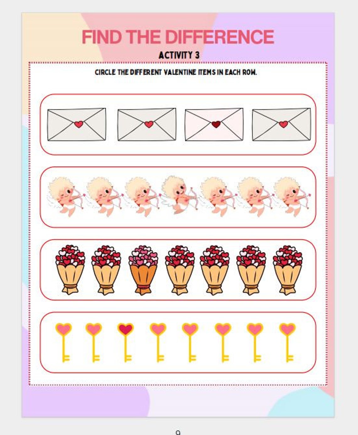 Printable Valentines Day Activities for Preschoolers-preschool ... Printable Valentines Day Activities for Preschoolers-preschool ...