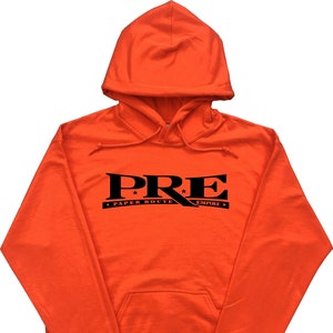 Young Dolph Hooded Sweatshirt Paper Route Empire Orange w/ Black Design