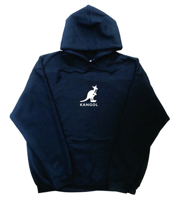 Sudadera Kangol Negra (Diseño Blanco) España