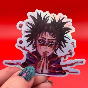 Jujutsu Anime  JJK Sticker Chos0 Gift Waterproof Holographic   for Water bottles, Phones, TabletsHoliday