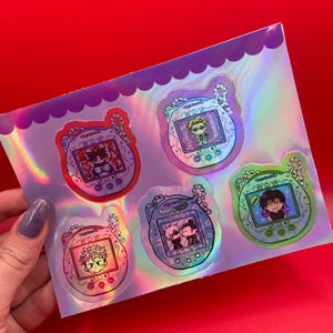 JJK Anime Sticker Sheet: Holographic Waterproof Vinyl